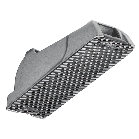 STANLEY 5-21-399 metal surform block plane, angled product photography on white background.