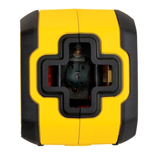 Stanley yellow and black laser level front view on white background