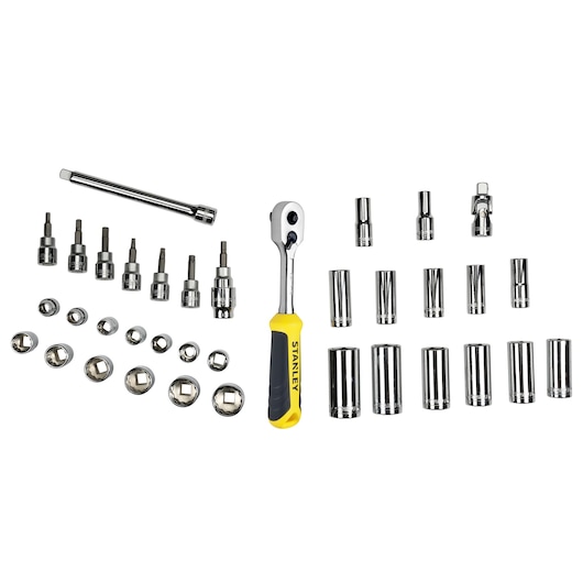 Hylsset 3/8" Transmodule system - 36 st